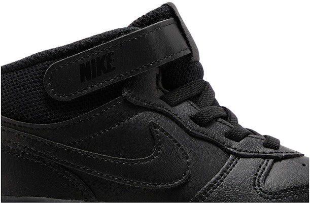 (TD) Nike Court Borough Mid 2 'Hitam Pekat' CD7784-001 Order (TD) Nike Court Borough Mid 2 'Hitam Pekat' CD7784-001