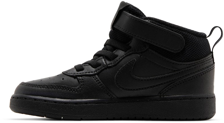(TD) Nike Court Borough Mid 2 'Hitam Pekat' CD7784-001 Lookbook (TD) Nike Court Borough Mid 2 'Hitam Pekat' CD7784-001