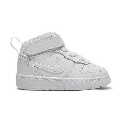 (TD) Nike Court Borough Mid 2 'Triple White'
