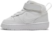 Lookbook (TD) Nike Court Borough Mid 2 'Triple White' Putih Serba Putih CD7784-100