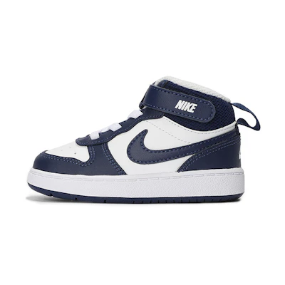 (TD) Nike Court Borough Mid 2 'White Signal Blue'