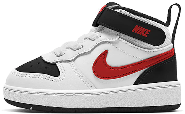 TD 嬰童 Nike Court Borough Mid 2 輕便耐磨防滑 中幫休閒板鞋 白黑紅 Buy TD 嬰童 Nike Court Borough Mid 2 輕便耐磨防滑 中幫休閒板鞋 白黑紅