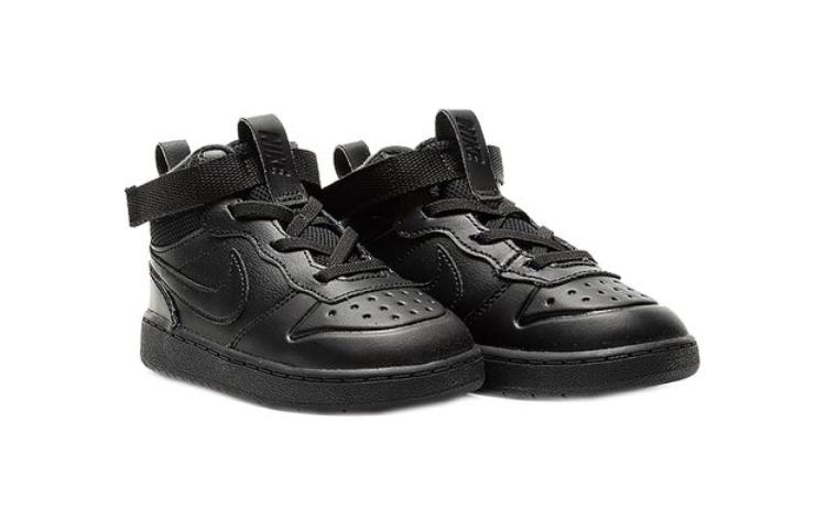 Lookbook (TD) 耐克Court Borough Mid 2靴子'三重黑' BQ5445-001