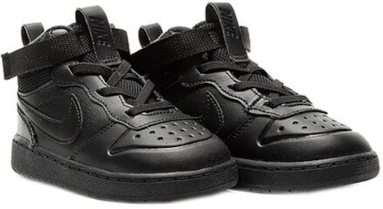 (TD) Nike Court Borough Mid 2 Bot 'Hitam Pekat' BQ5445-001 Lookbook (TD) Nike Court Borough Mid 2 Bot 'Hitam Pekat' BQ5445-001