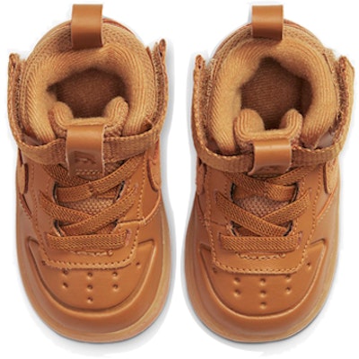 (TD) Boot Nike Court Borough Mid 2 Wheat 'Kuning Coklat Kuning' BQ5445-700 Lookbook (TD) Boot Nike Court Borough Mid 2 Wheat 'Kuning Coklat Kuning' BQ5445-700