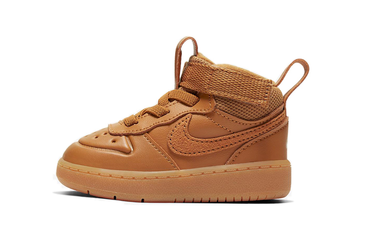 (Toddler) Nike Court Borough Mid 2 Boot Wheat 'Yellow Brown Yellow' BQ5445-700