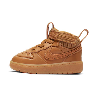 (TD) Nike Court Borough Mid 2 Boot Wheat 'Yellow Brown Yellow'