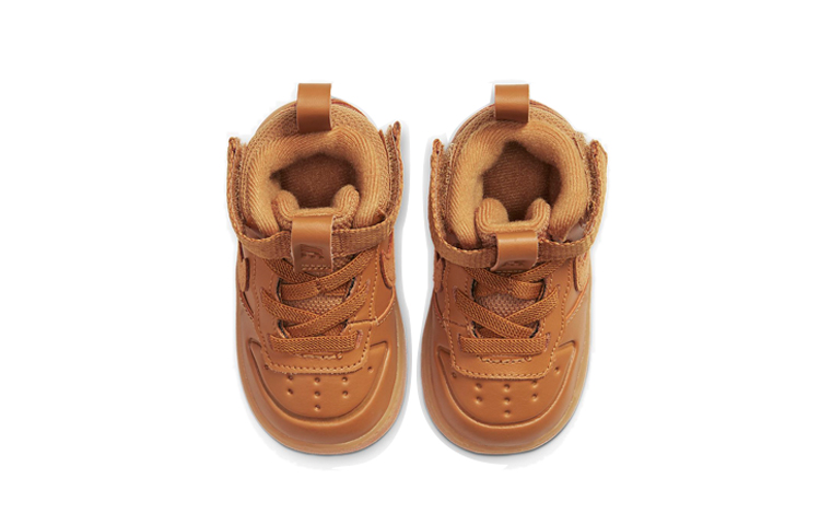 Lookbook (TD) Boot Nike Court Borough Mid 2 Wheat 'Kuning Coklat Kuning' BQ5445-700