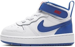 (Toddler) Nike Court Borough Mid 2 White/Blue CD7784-101 (Toddler) Nike Court Borough Mid 2 White/Blue CD7784-101