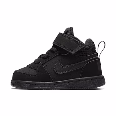 (TD) Nike Court Borough Mid 'Triple Black'