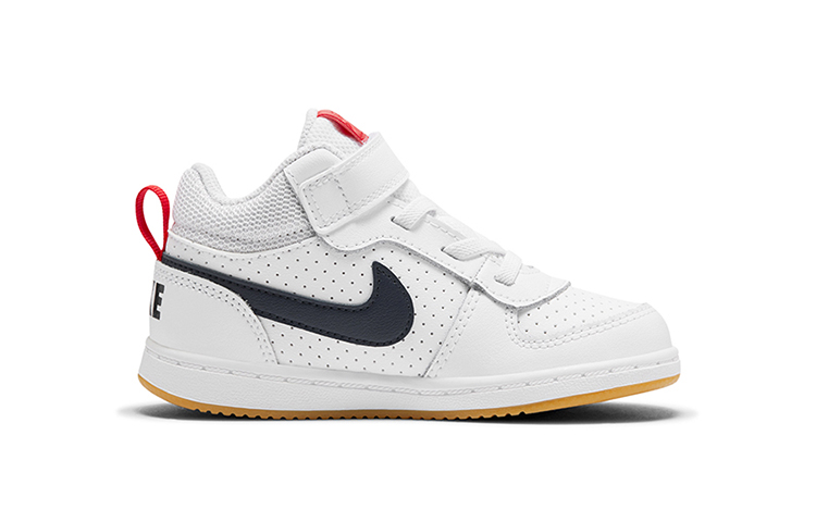 Order (TD) Nike Court Borough Mid 'Putih Obsidian Gum' 870027-107