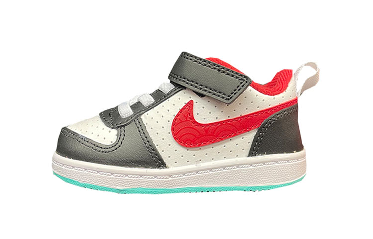 Buy (TD) Zapatillas Nike Court Borough Blanco/Gris/Rojo DQ5356-161