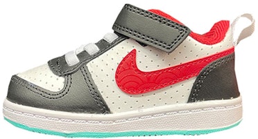 (Toddler) Nike Court Borough Sneakers White/Grey/Red DQ5356-161 (Toddler) Nike Court Borough Sneakers White/Grey/Red DQ5356-161