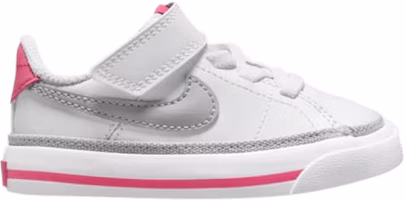 (Toddler) Nike Court Legacy 'White Pink Prime Light Smoke Grey' DA5382-111 (Toddler) Nike Court Legacy 'White Pink Prime Light Smoke Grey' DA5382-111