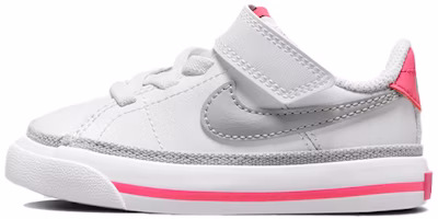 (Toddler) Nike Court Legacy 'White Pink Prime Light Smoke Grey' DA5382-111 (Toddler) Nike Court Legacy 'White Pink Prime Light Smoke Grey' DA5382-111