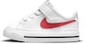 (Toddler) Nike Court Legacy 'White University Red' DA5382-105