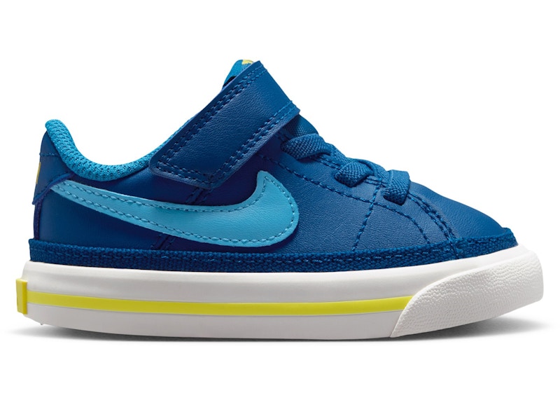 (Toddler) Nike Court Legacy Court Blue Sonic Yellow DA5382-402