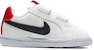(TD) Nike Court Royale Sneakers Putih/Hitam 833537-107