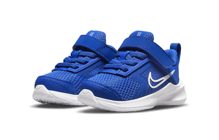 Lookbook TD嬰童 Nike Downshifter 11 耐磨減震防滑 低幫跑步鞋 藍白