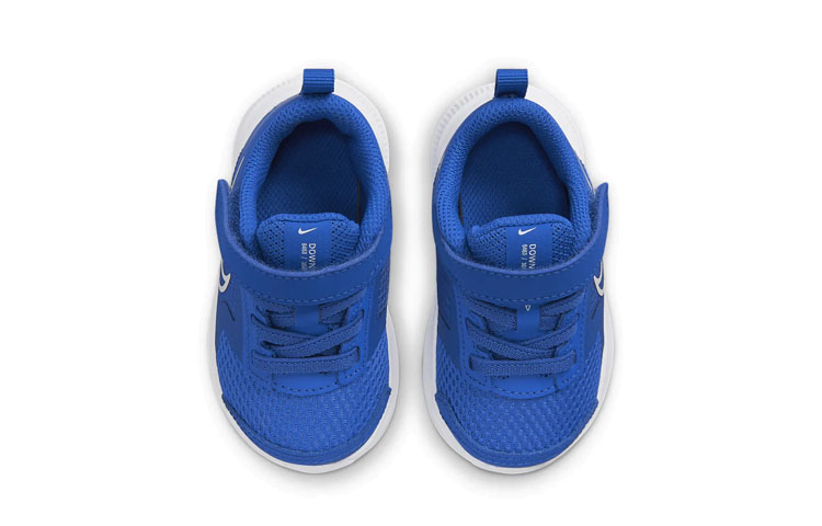 Shop TD嬰童 Nike Downshifter 11 耐磨減震防滑 低幫跑步鞋 藍白