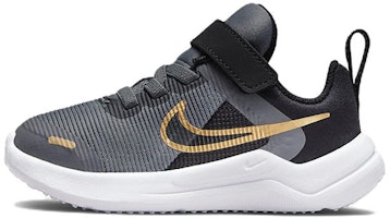 (Toddler) Nike Downshifter 12 Next Nature 'Grey Metallic Gold' DM4191-005 (Toddler) Nike Downshifter 12 Next Nature 'Grey Metallic Gold' DM4191-005