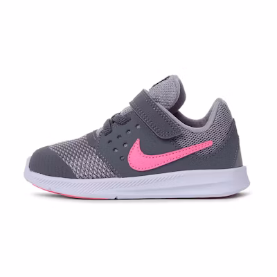 (TD) Nike Downshifter 7 Low-Top Running Shoes Grey/Pink