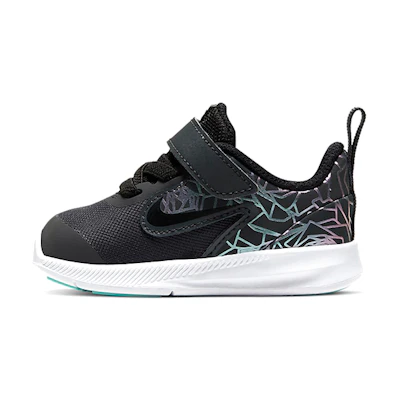 (TD) Nike Downshifter 9 Rebel 'Black Green'