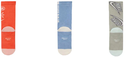 (Toddler) Nike Dri-FIT Everyday Kids' Cushioned Moisture-Wicking Socks 3-Pack. IM5245-901 (Toddler) Nike Dri-FIT Everyday Kids' Cushioned Moisture-Wicking Socks 3-Pack. IM5245-901