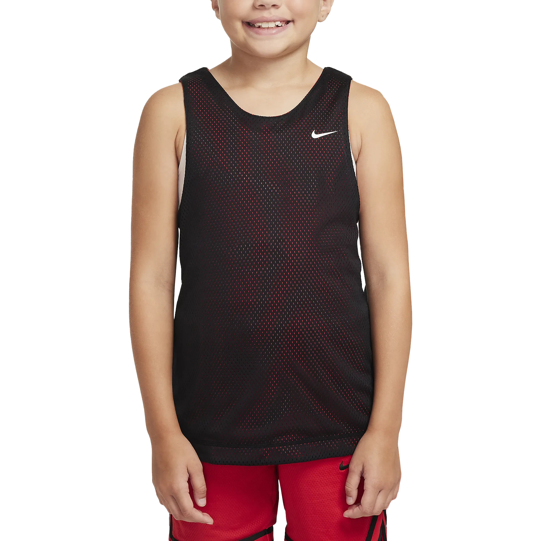 (Toddler) Nike Dri-Fit Reversible Mesh Vest Black Youth FW24 Fashion. FZ5242-010