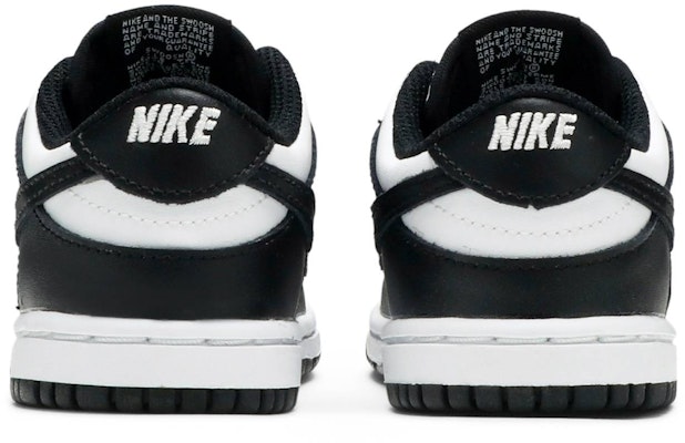 (TD) 耐克Dunk Low黑白配色鞋 CW1589-100 Details for (TD) 耐克Dunk Low黑白配色鞋 CW1589-100