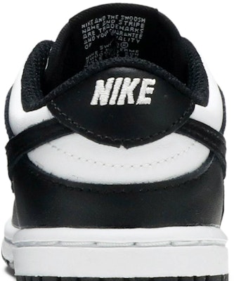 (TD) 耐克Dunk Low黑白配色鞋 CW1589-100 Sizing (TD) 耐克Dunk Low黑白配色鞋 CW1589-100