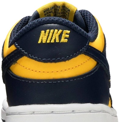 (Toddler) Nike Dunk Low 'Michigan' 2021 CW1589-700 Sizing (Toddler) Nike Dunk Low 'Michigan' 2021 CW1589-700