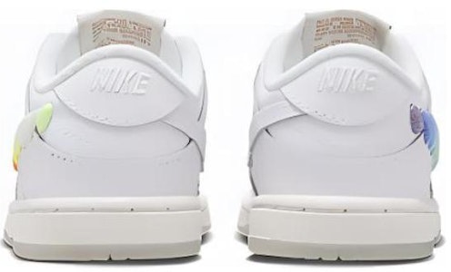 (TD) Nike Dunk Low SE Swoosh Tali Pelangi Putih FQ1924-100 Purchase (TD) Nike Dunk Low SE Swoosh Tali Pelangi Putih FQ1924-100