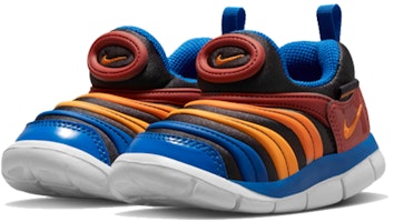 嬰兒 Nike Dynamo Free 低筒 跑步鞋 藍橙紅 Lookbook 嬰兒 Nike Dynamo Free 低筒 跑步鞋 藍橙紅