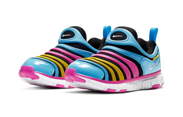 (PS) Nike Dynamo Free 'Pink Yellow Blue' 圖 3