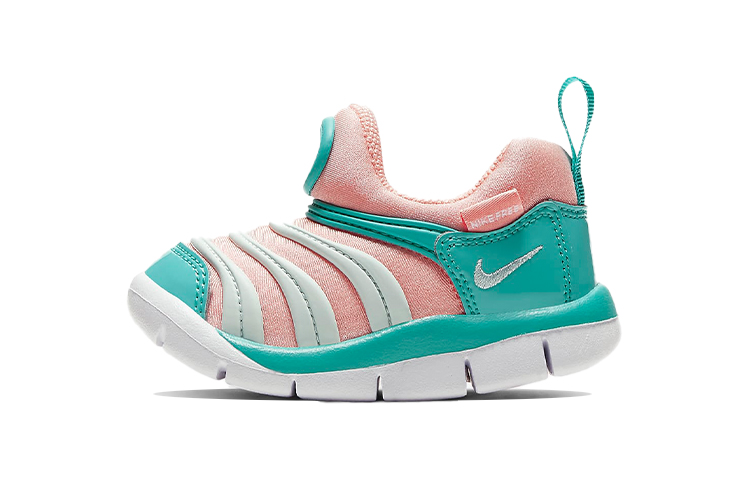 Buy (TD) Nike Dynamo Free Scarpe da Running Basse Rosa/Verde 343938-630