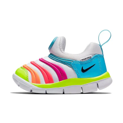 (TD) Nike Dynamo Free Low-Top Running Shoes White/Blue