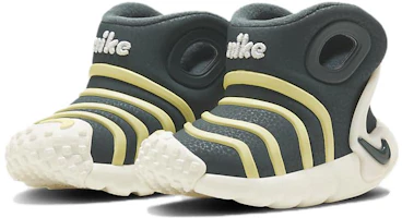 Lookbook 嬰童 Nike Dynamo GO 舒適氣質軟底 防滑耐磨 低幫 學步鞋 綠灰