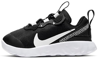 嬰兒 Nike React Element 55 復古休閒 低筒 跑步鞋 黑白 Buy 嬰兒 Nike React Element 55 復古休閒 低筒 跑步鞋 黑白