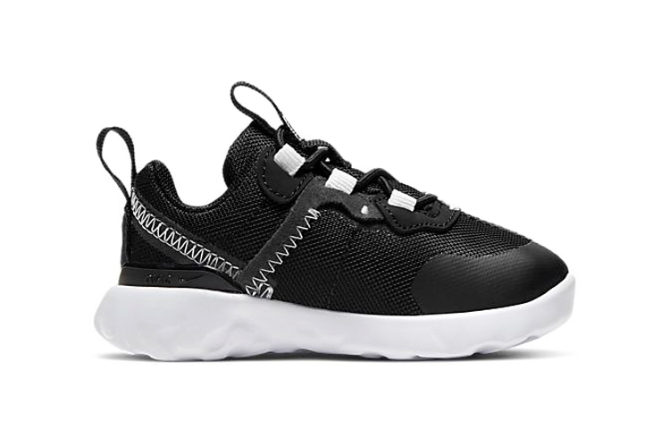 Order 嬰兒 Nike React Element 55 復古休閒 低筒 跑步鞋 黑白