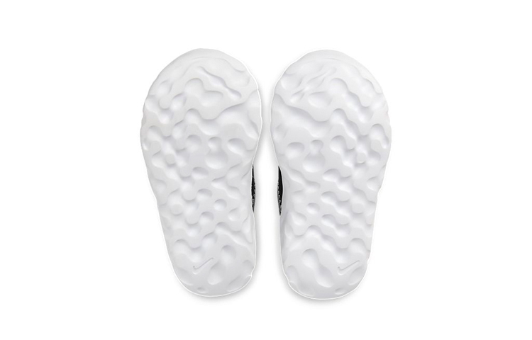 Shop 嬰兒 Nike React Element 55 復古休閒 低筒 跑步鞋 黑白