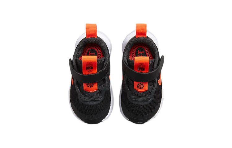 Shop TD嬰童 Nike Explore Next Nature 低筒跑步鞋 黑橘色 可回收材料