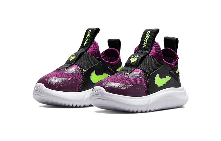 Lookbook (TD) Nike Flex Plus Lage Hardloopschoenen / Groen ''Paars'' DJ1596-607