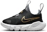 Buy (TD) Nike Flex Runner 2 'Hitam Emas Metalik' DJ6039-007
