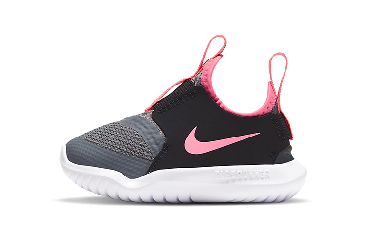 (Toddler) Nike Flex Runner 'Black Gray Pink' AT4665-016