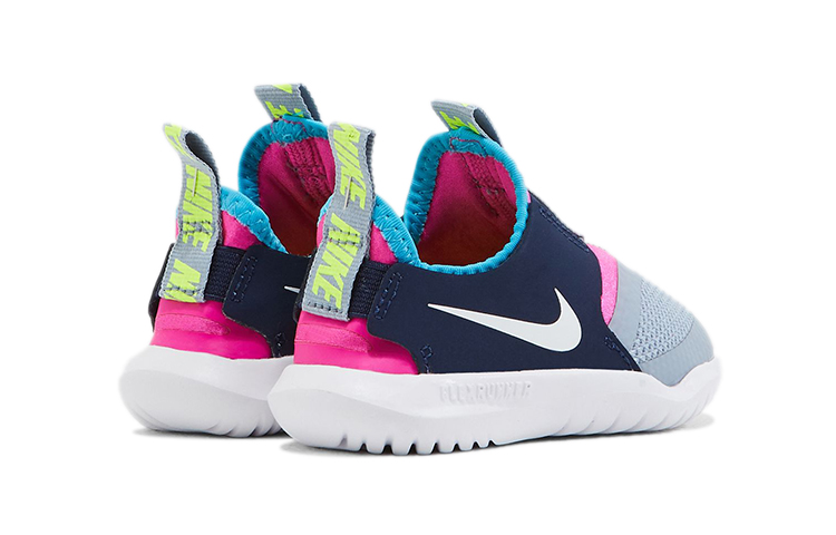 Shop (TD) Nike Flex Runner Lage Hardloopschoenen Grijs/Blauw/Roze AT4665-403
