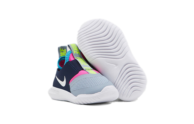 Purchase (TD) Nike Flex Runner Lage Hardloopschoenen Grijs/Blauw/Roze AT4665-403