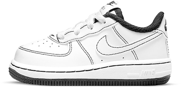 (TD) ナイキ フォース1 'コントラストステッチ 白黒' (Nike Force 1 'Contrast Stitch White/Black') DC9671-104 Buy (TD) ナイキ フォース1 'コントラストステッチ 白黒' (Nike Force 1 'Contrast Stitch White/Black') DC9671-104