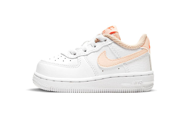 Buy (TD) Nike Force 1 'Blanco Naranja Claro' CZ1691-102