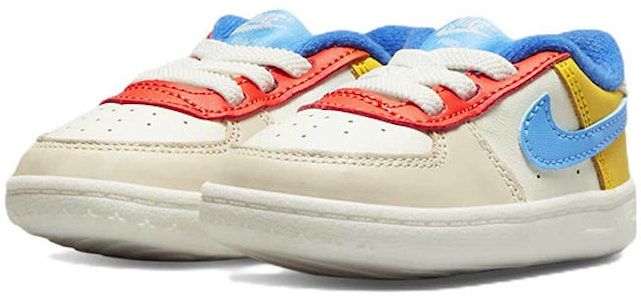 TD嬰幼兒 Nike Force 1 耐磨低筒休閒鞋 白藍 Lookbook TD嬰幼兒 Nike Force 1 耐磨低筒休閒鞋 白藍